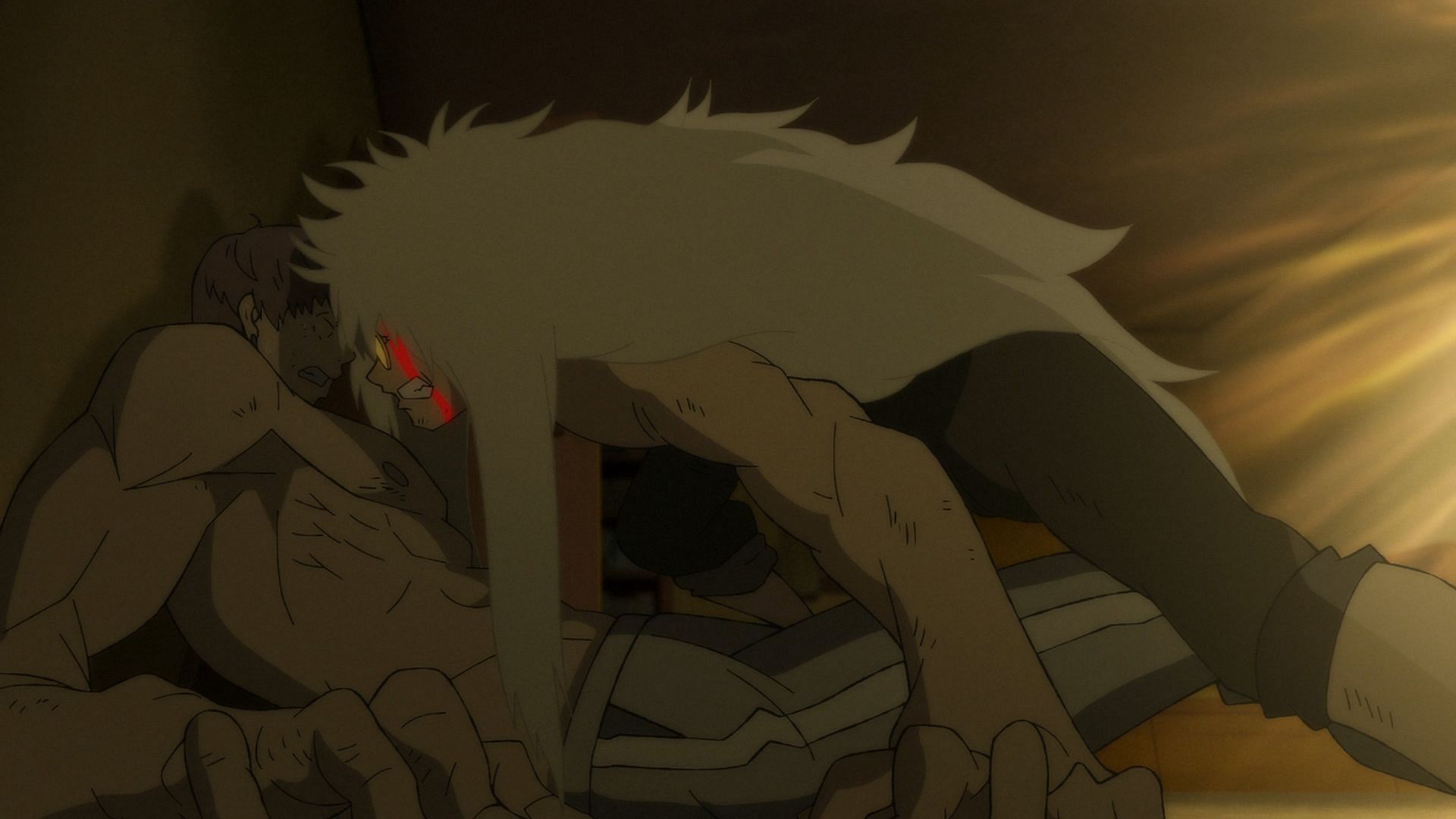 Okarun attacks Jiji in Dandadan season 2 episode 2 (Image via Science SARU)